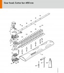 Stihl HS 46 Hedgetrimmers Spare Parts